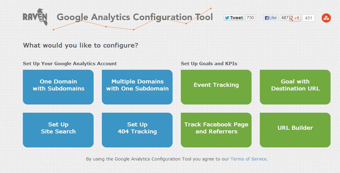 Google Analytics Configuration Tool