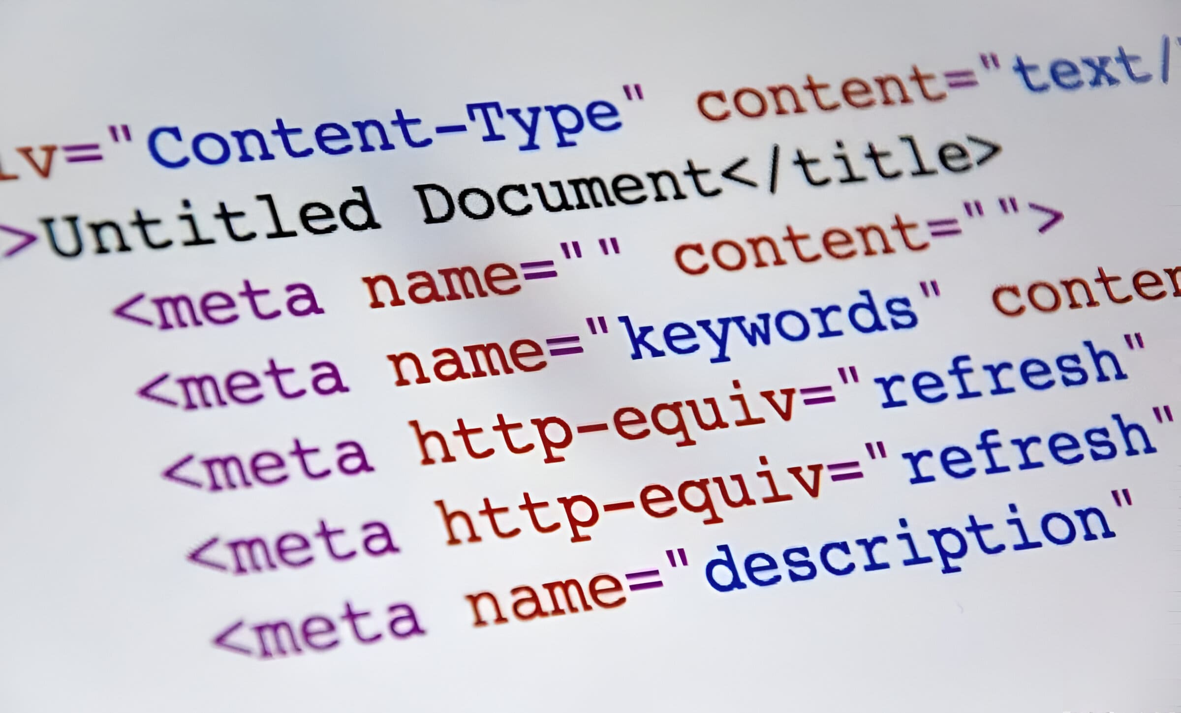 Photo 1 - SEO optimization of meta tags