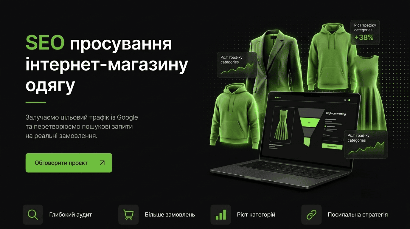 Фото 1 - SEO просування інтернет-магазину одягу